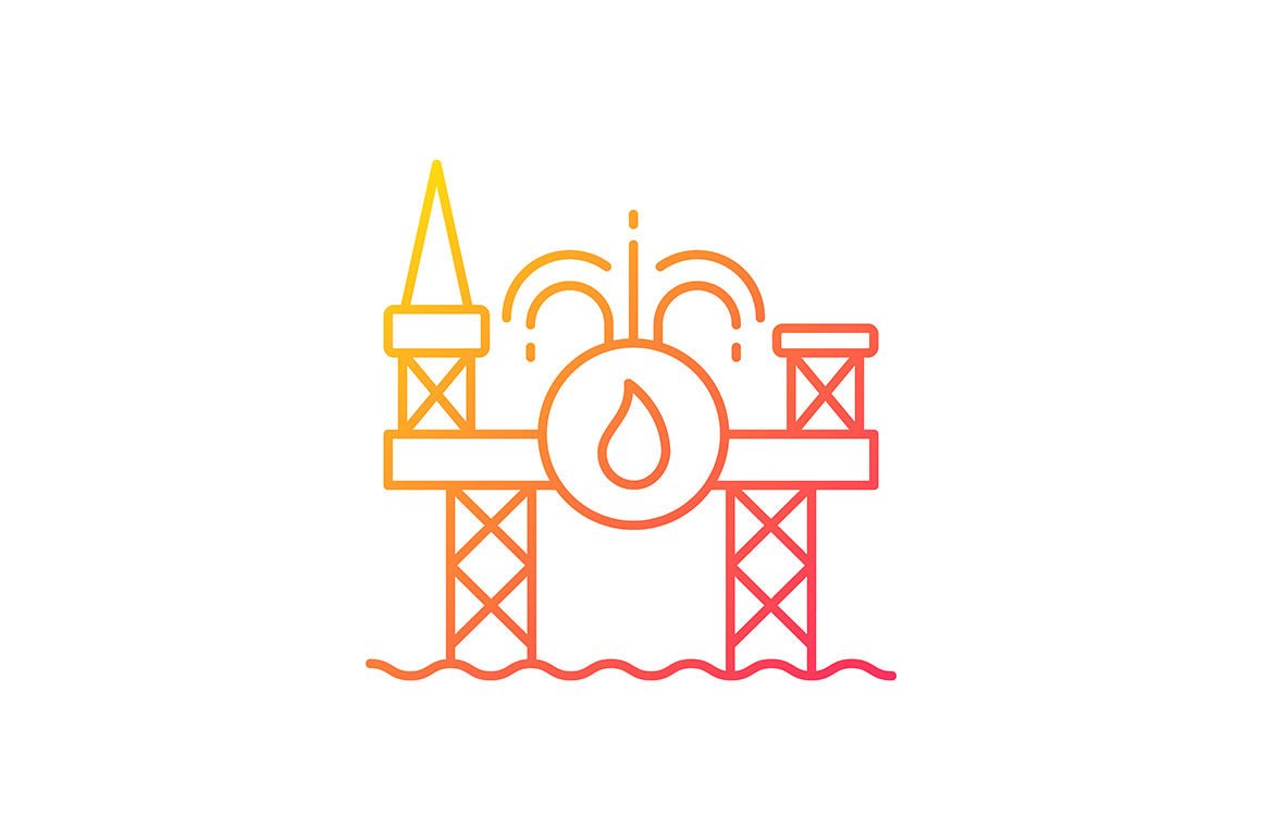Singapore national symbols gradient icons set for dark and light mode