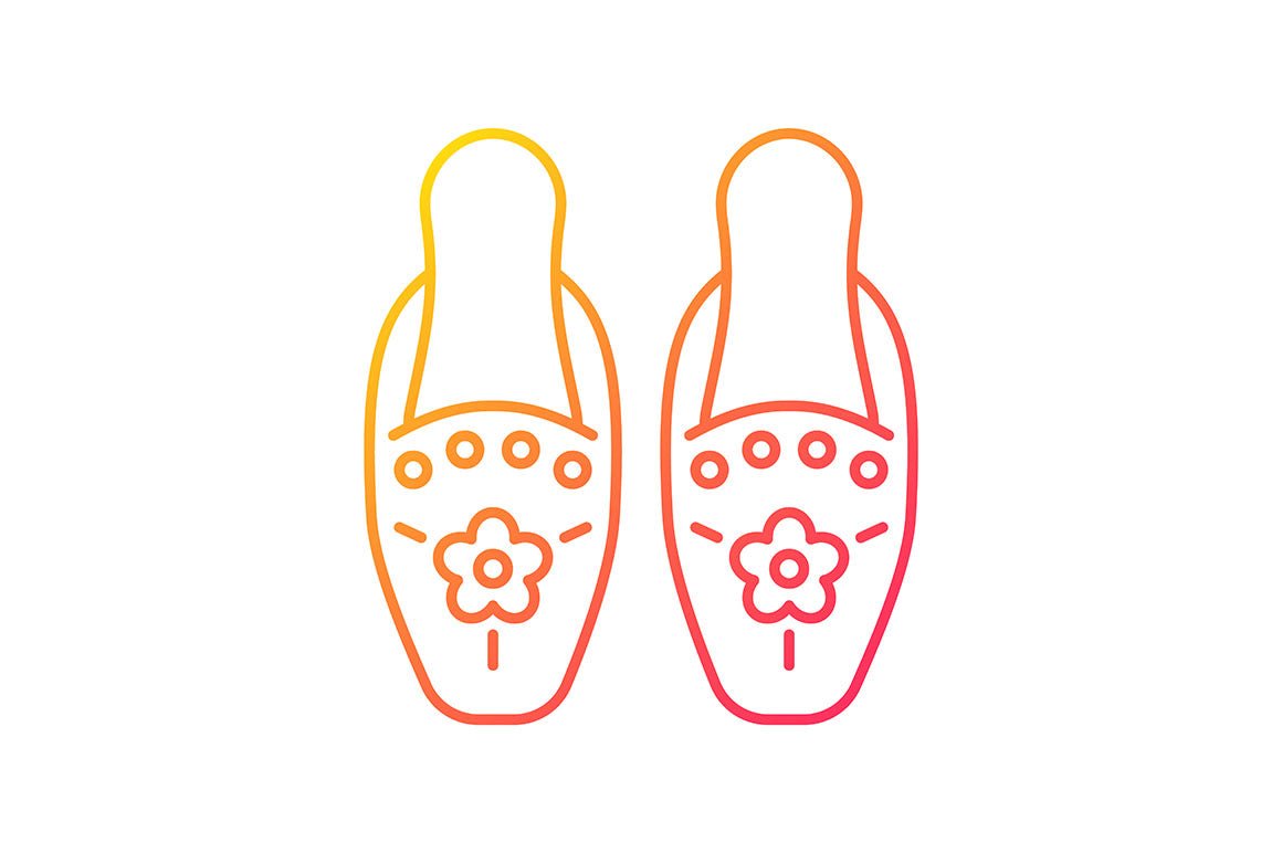 Singapore national symbols gradient icons set for dark and light mode