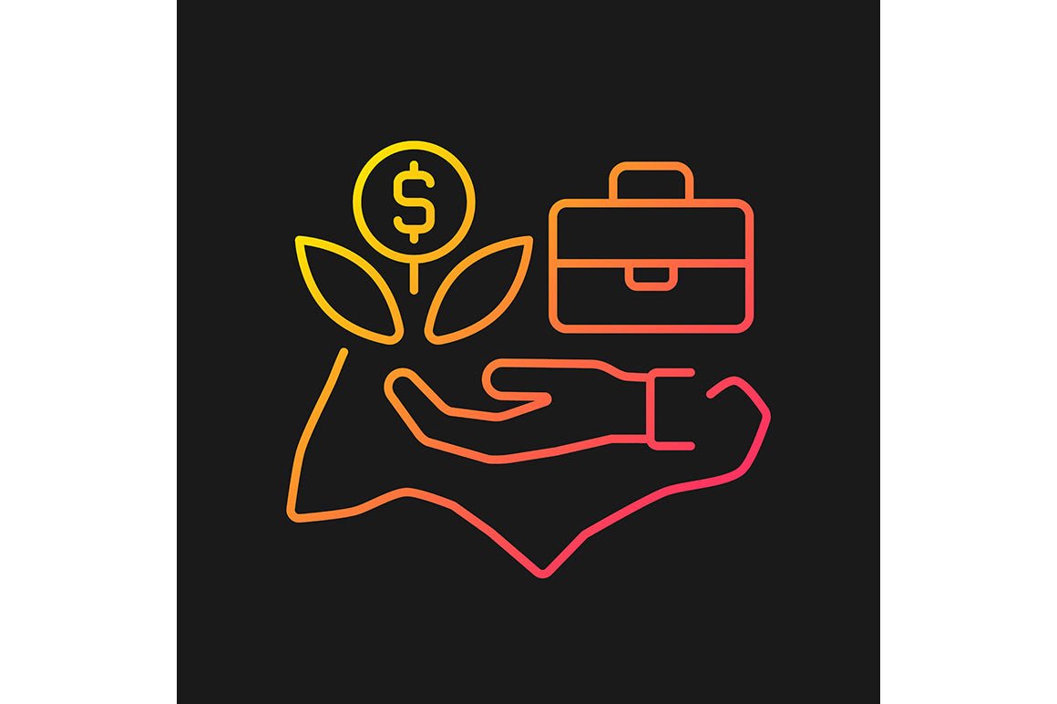 Singapore national symbols gradient icons set for dark and light mode