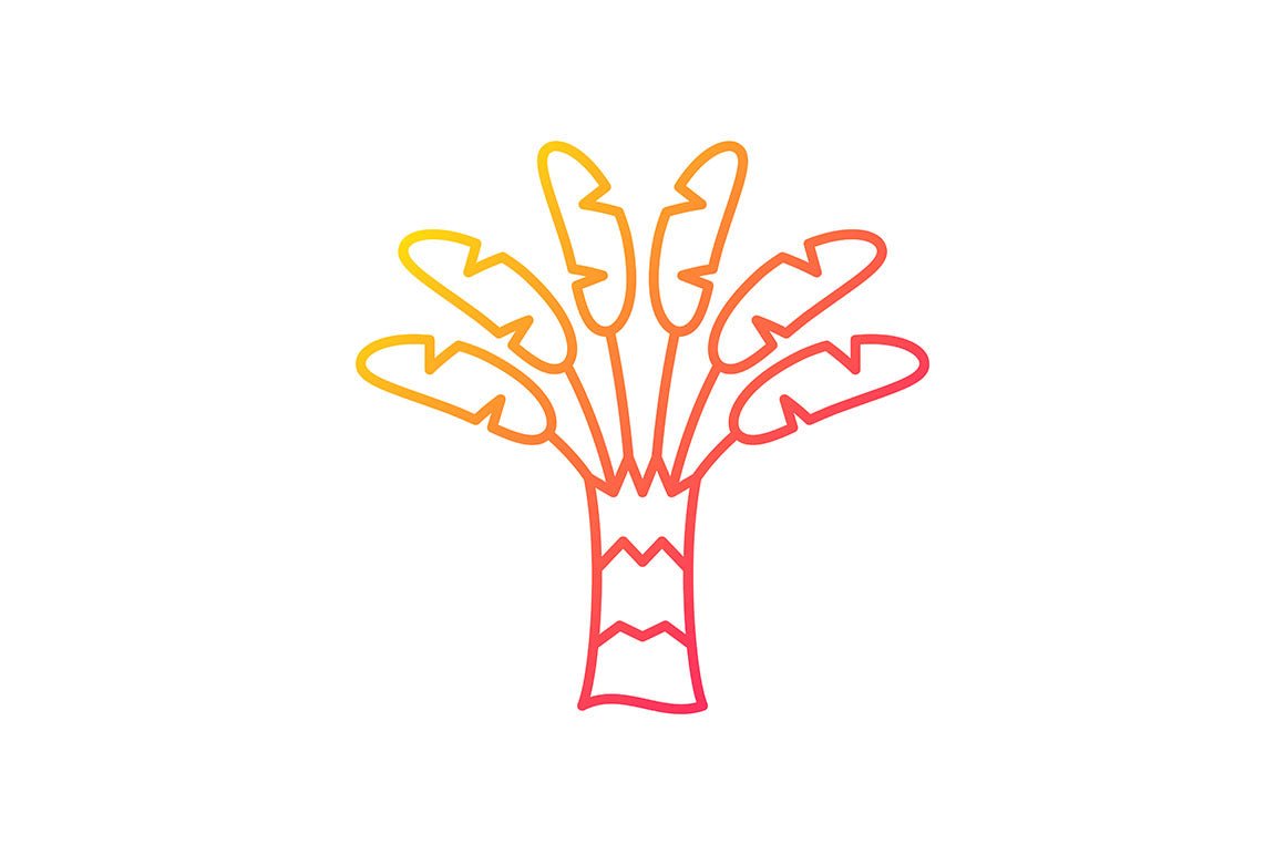 Singapore national symbols gradient icons set for dark and light mode