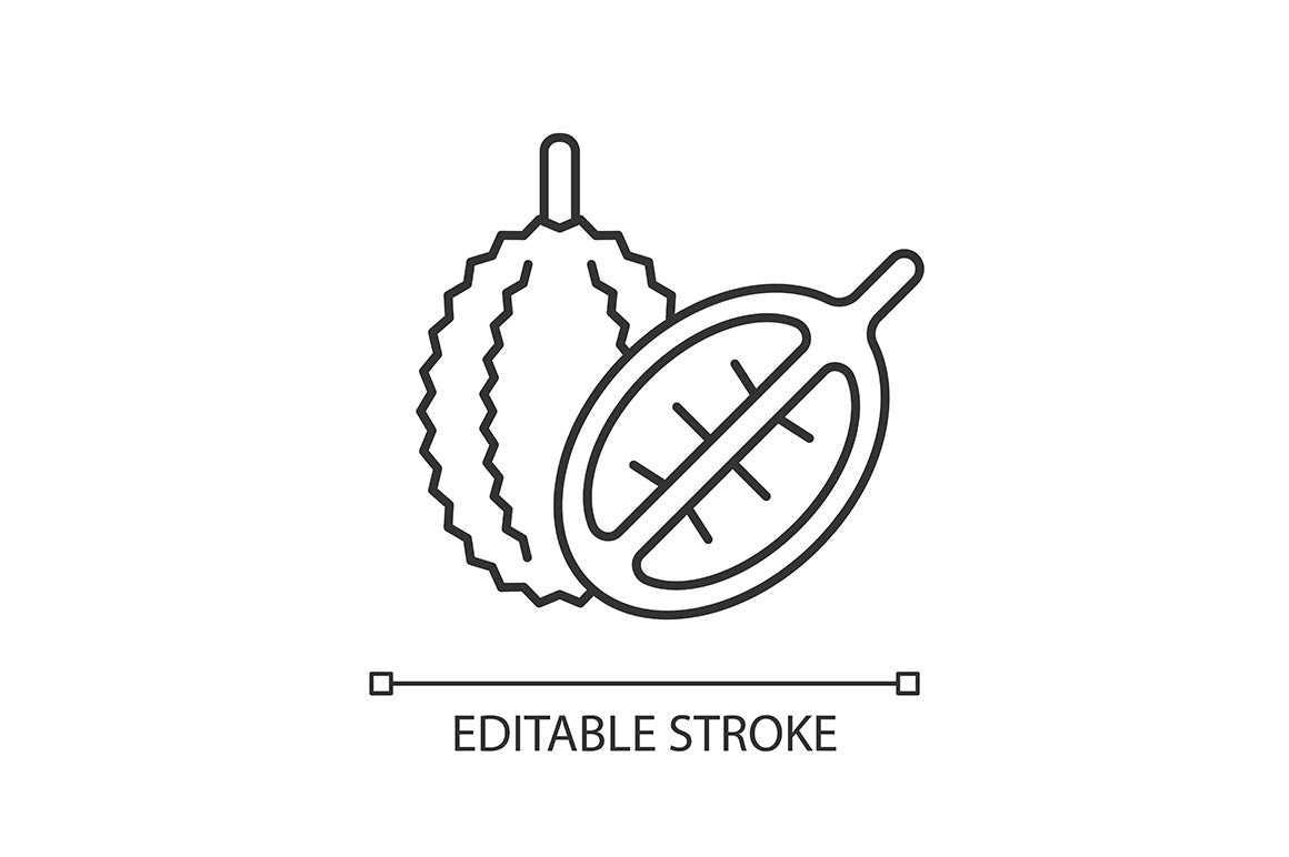 Singapore national symbols linear icons set for dark and light mode