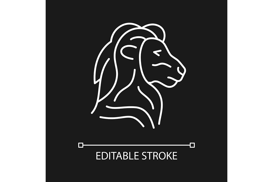 Singapore national symbols linear icons set for dark and light mode