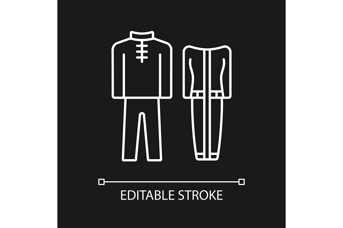 Singapore national symbols linear icons set for dark and light mode