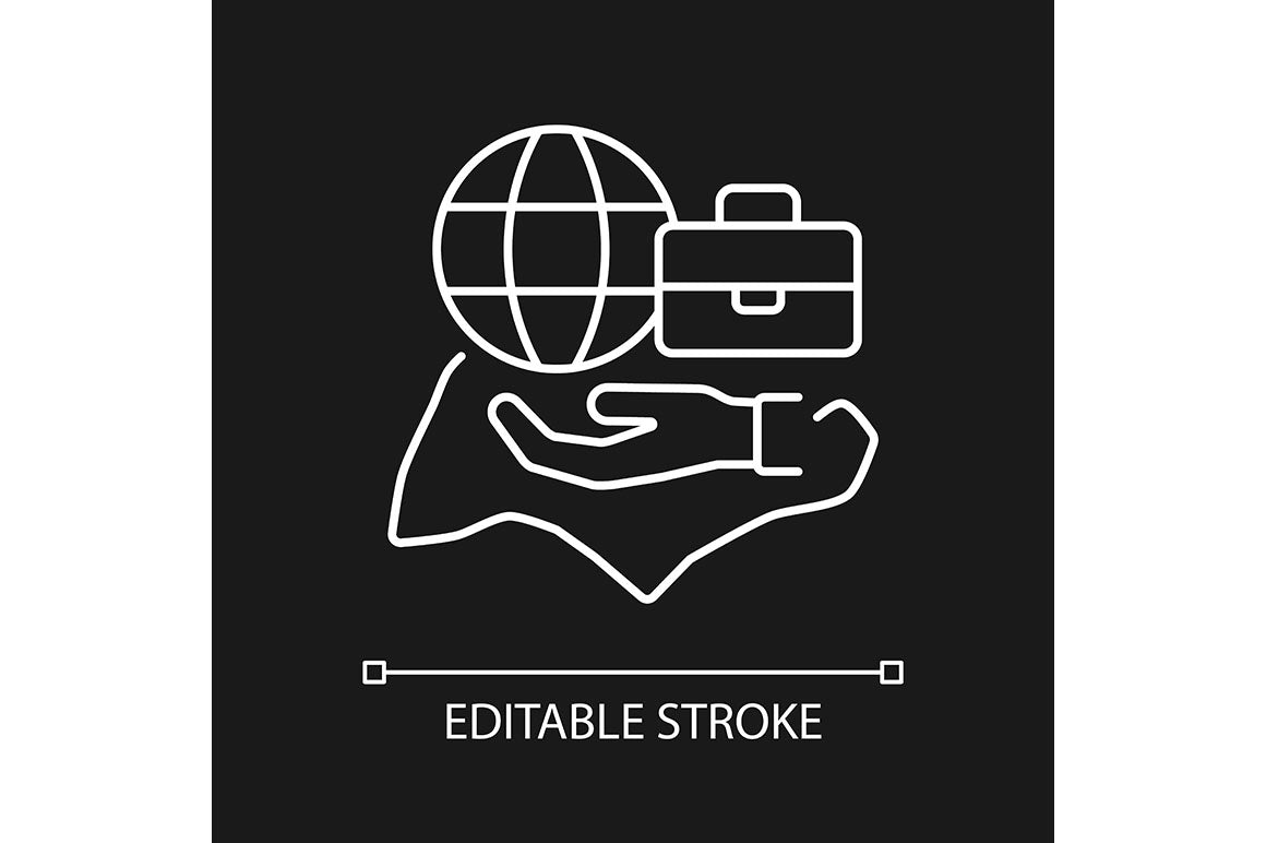 Singapore national symbols linear icons set for dark and light mode