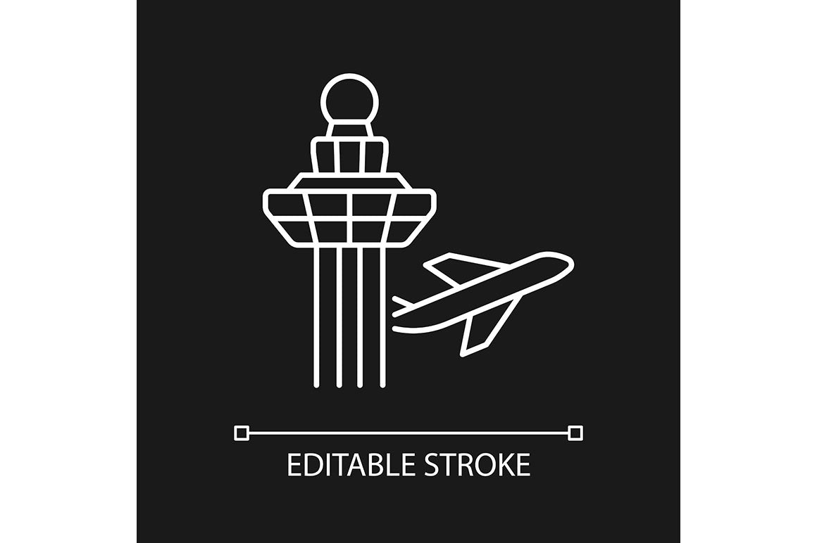 Singapore national symbols linear icons set for dark and light mode