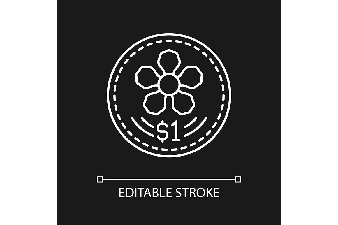 Singapore national symbols linear icons set for dark and light mode