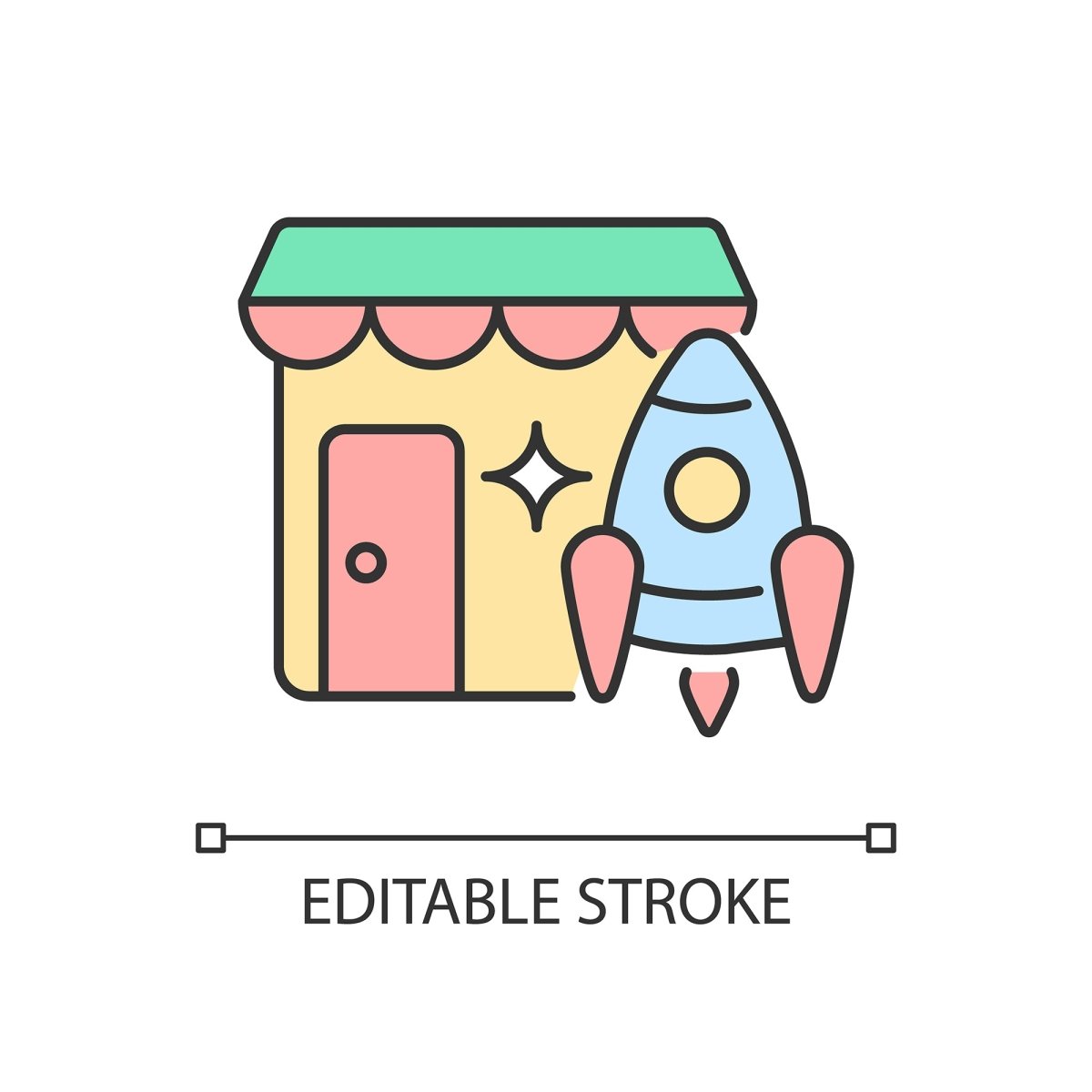 Small business incentives RGB color icons set
