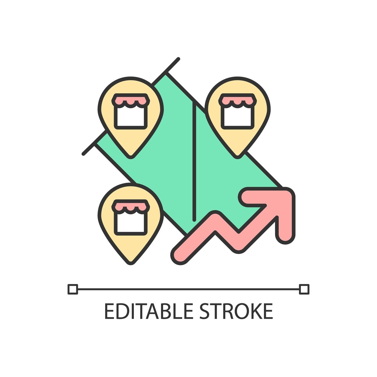 Small business incentives RGB color icons set