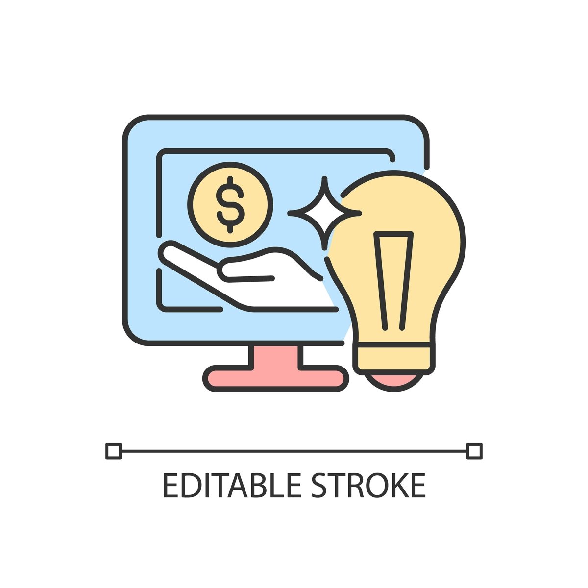 Small business incentives RGB color icons set