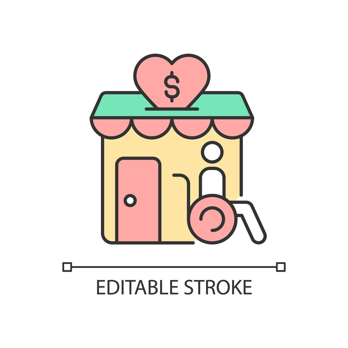 Small business incentives RGB color icons set