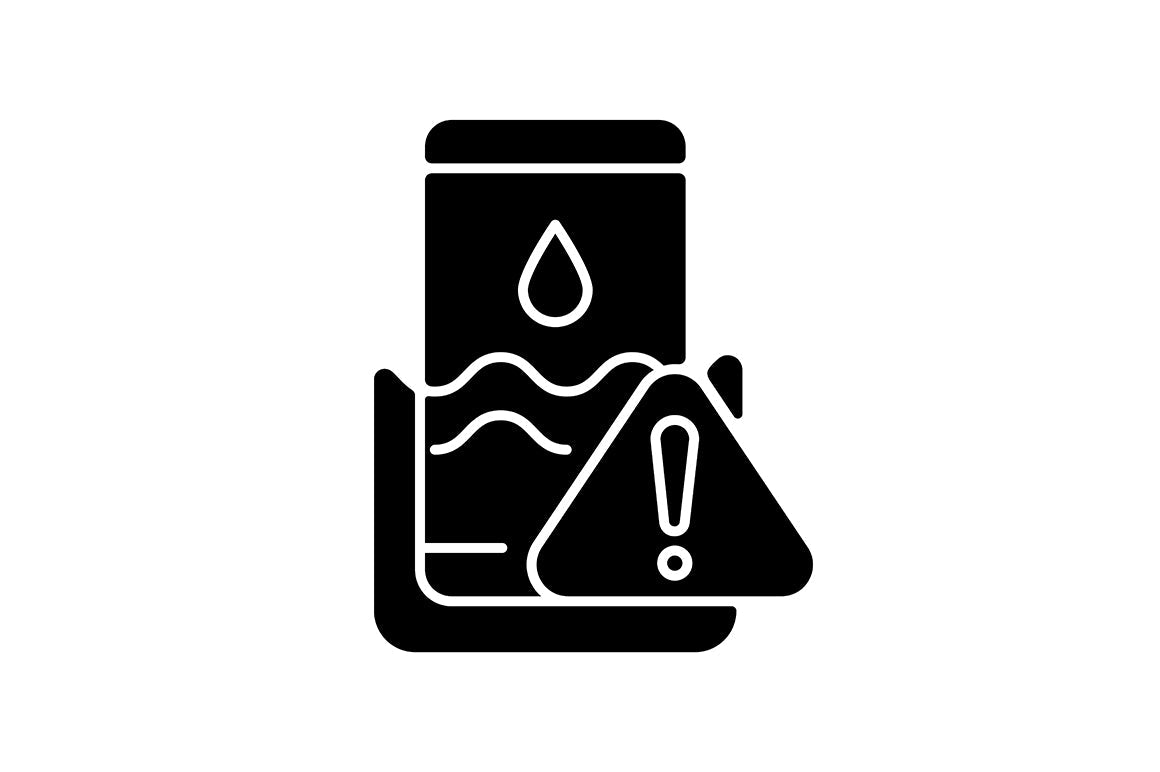 Smartphone repair black glyph icons set on white space
