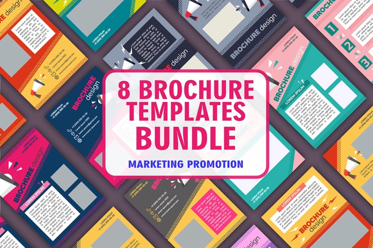 Social media advertisement brochure bundle