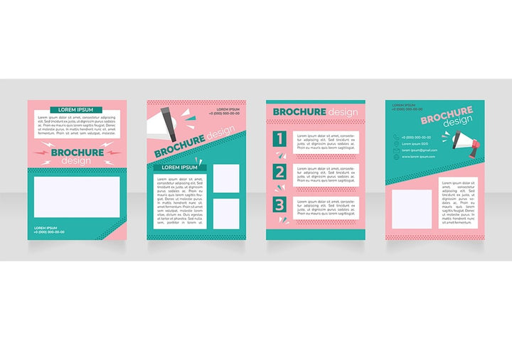 Social media advertisement brochure bundle