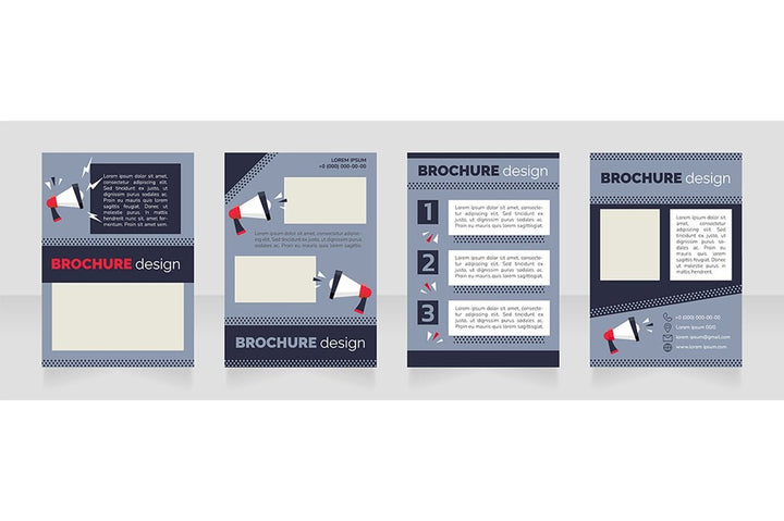 Social media advertisement brochure bundle