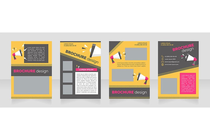 Social media advertisement brochure bundle