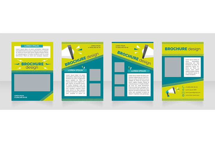 Social media advertisement brochure bundle