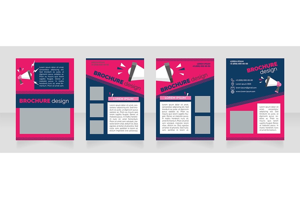 Social media advertisement brochure bundle