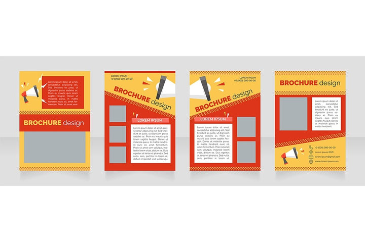 Social media advertisement brochure bundle