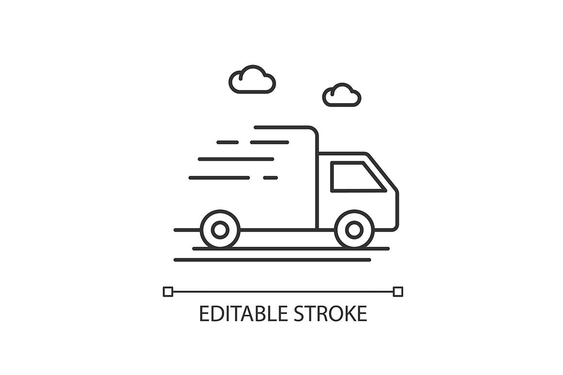 Social media story pixel perfect linear icons set