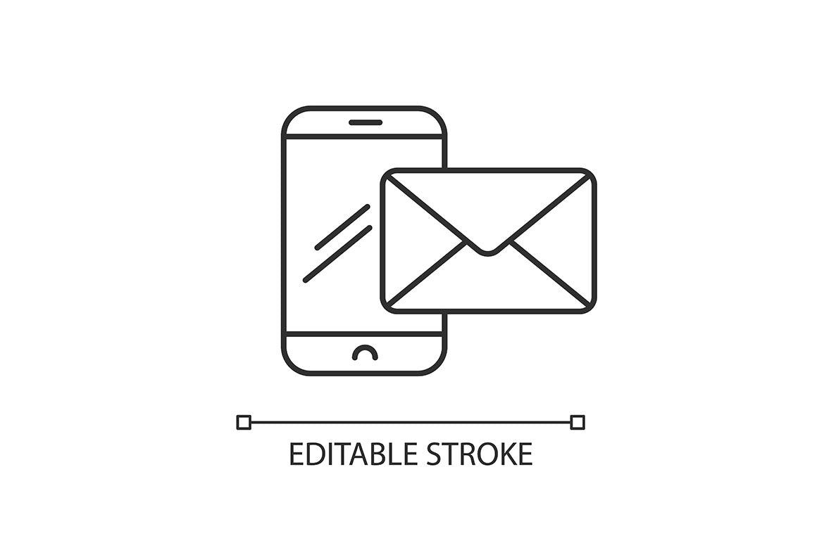 Social media story pixel perfect linear icons set