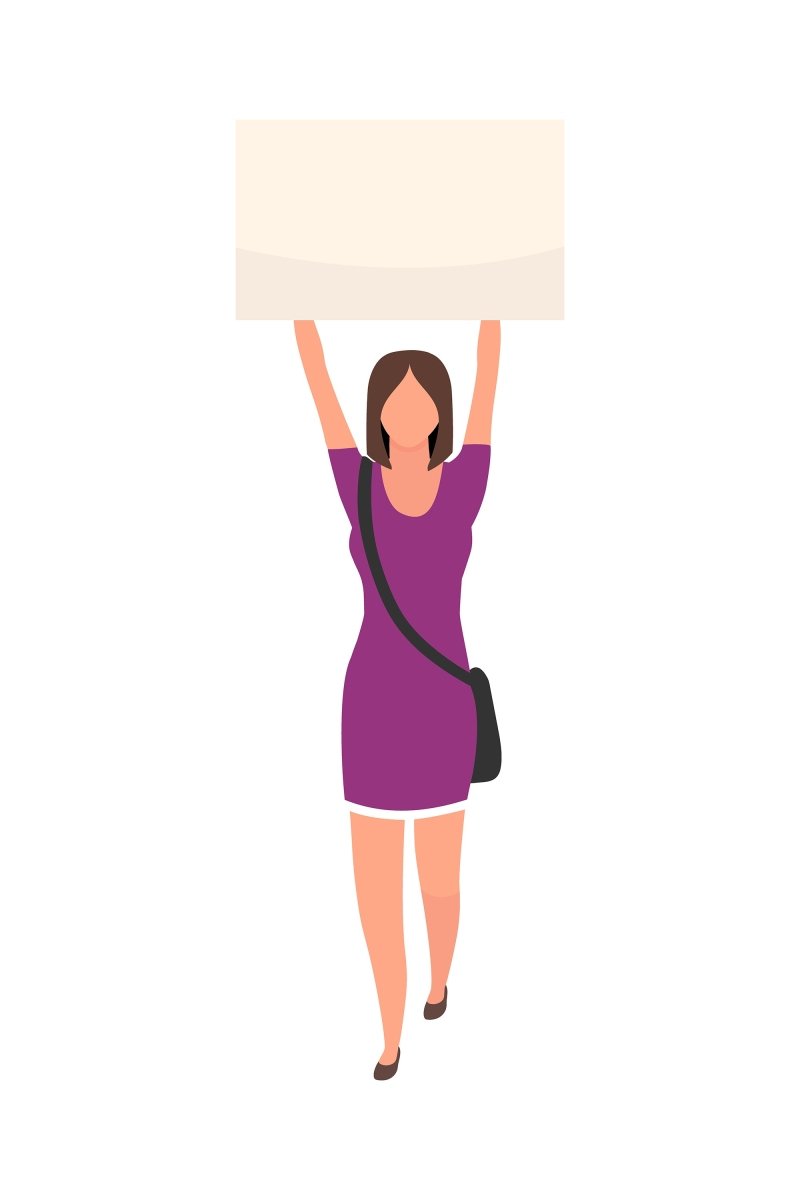 Social protest vector illustration bundle