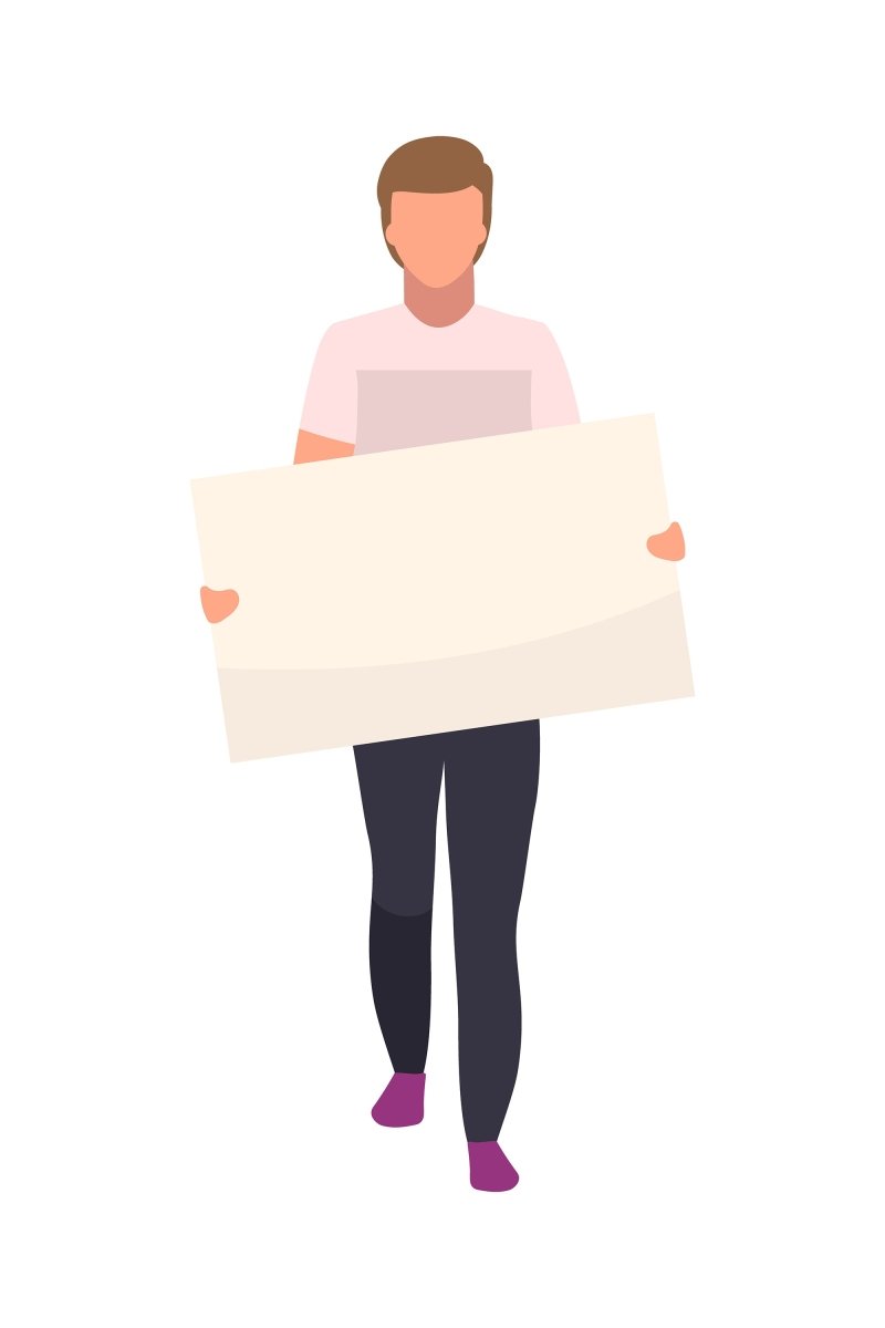 Social protest vector illustration bundle