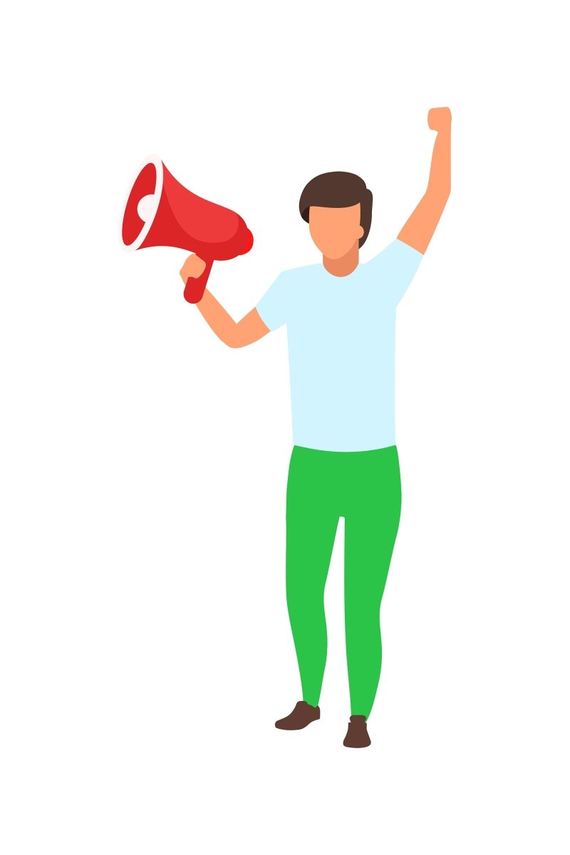 Social protest vector illustration bundle