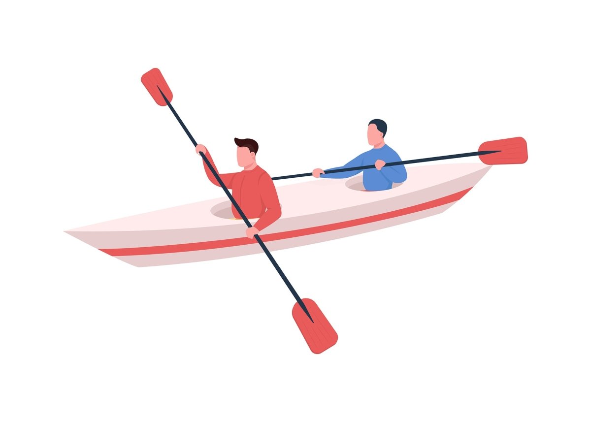 Space for sport flat color vector illustration bundle