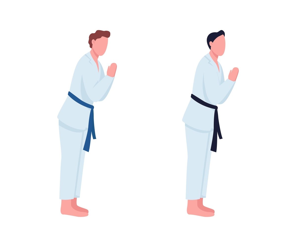 Space for sport flat color vector illustration bundle