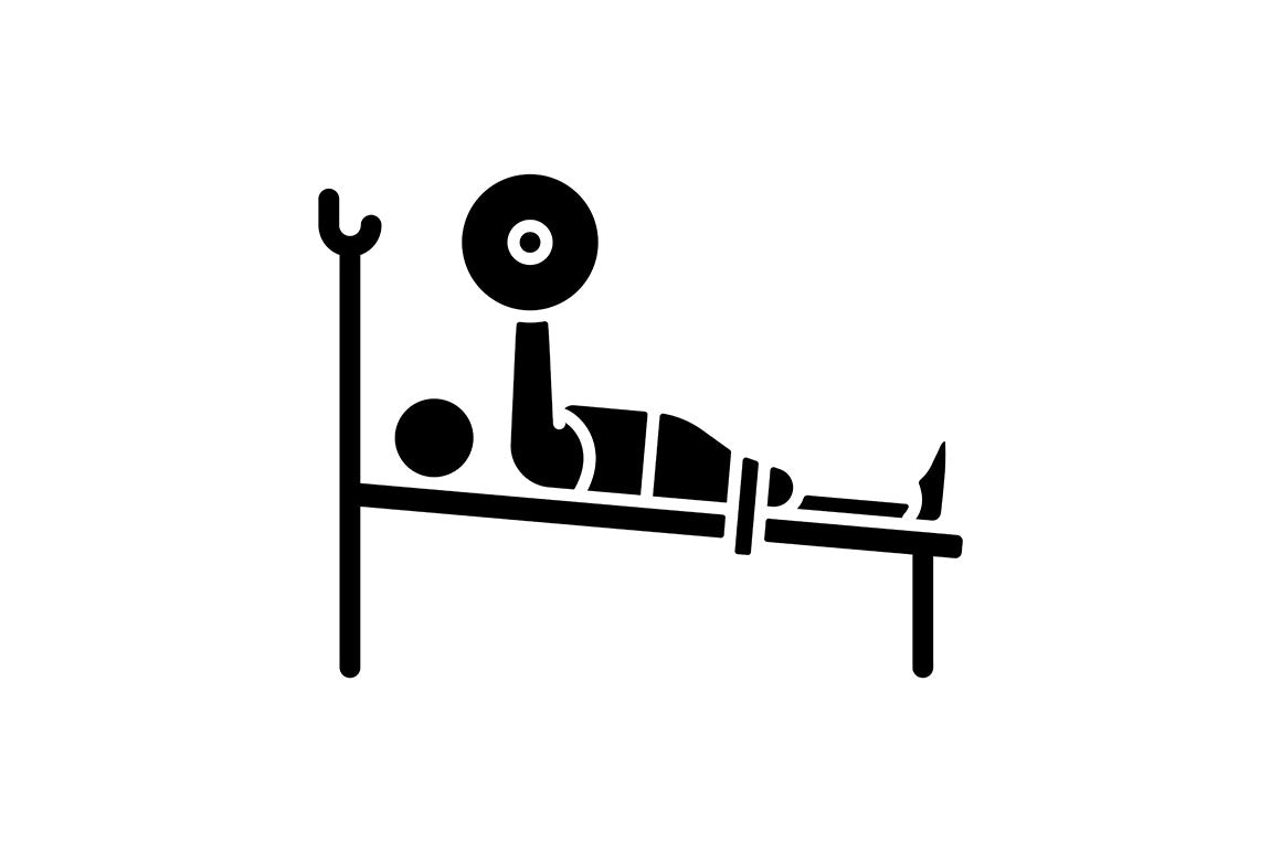 Sport competition black glyph icons set on white space