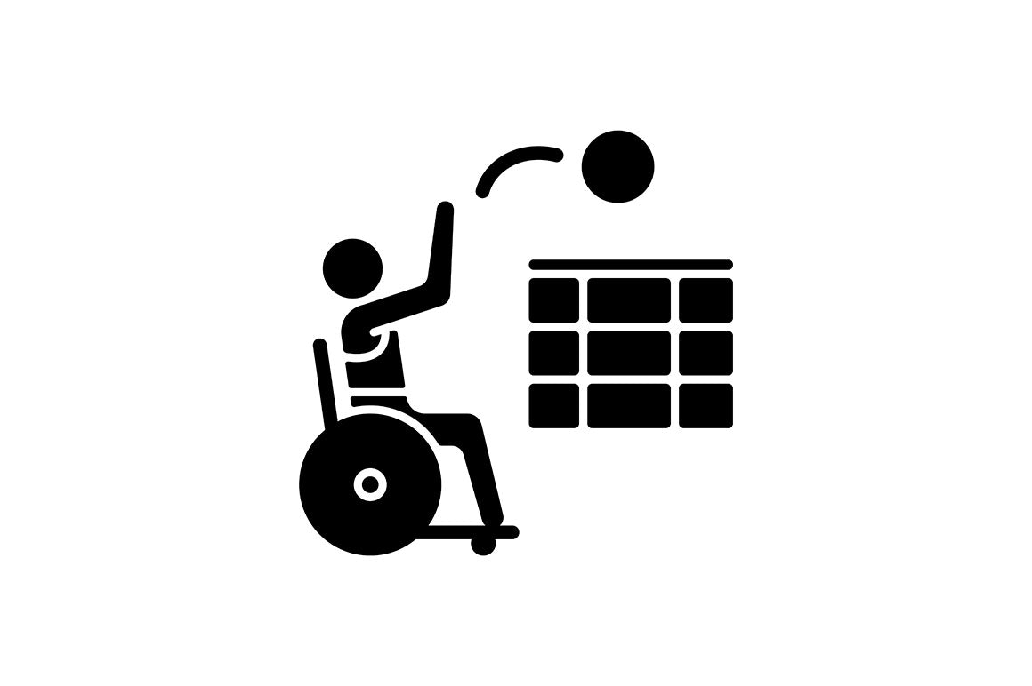 Sport competition black glyph icons set on white space