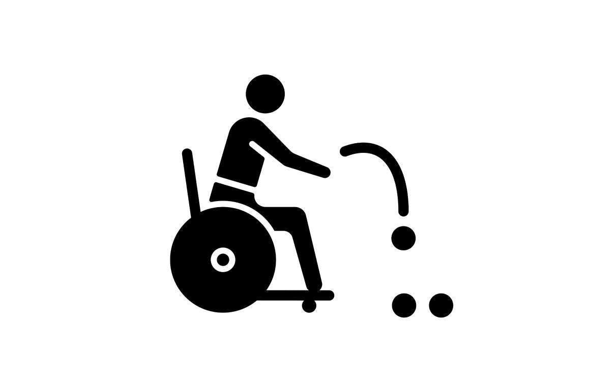 Sport competition black glyph icons set on white space