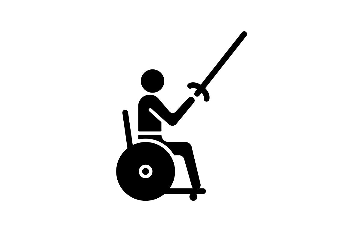 Sport competition black glyph icons set on white space