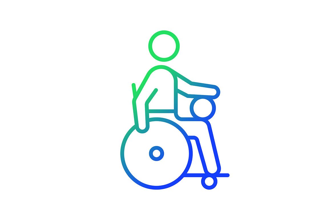 Sport competition gradient icons set for dark and light mode