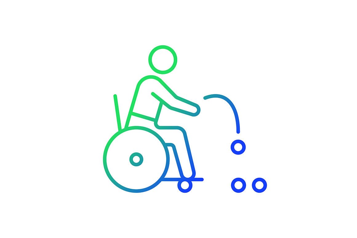 Sport competition gradient icons set for dark and light mode