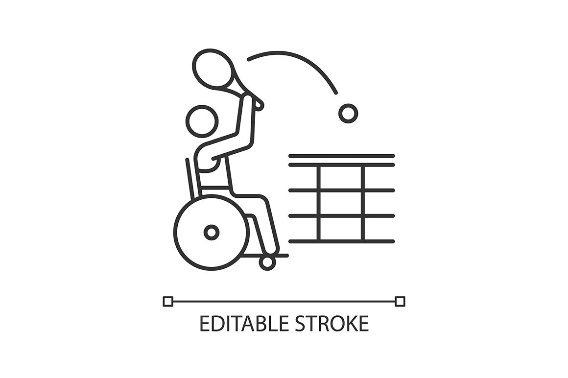 Sport competition linear icons set for dark and light mode
