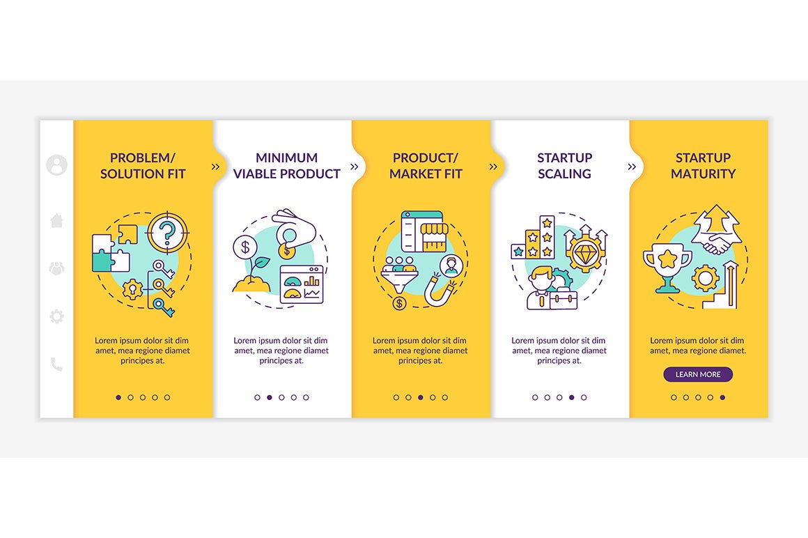 Startup Launch App Screens Bundle