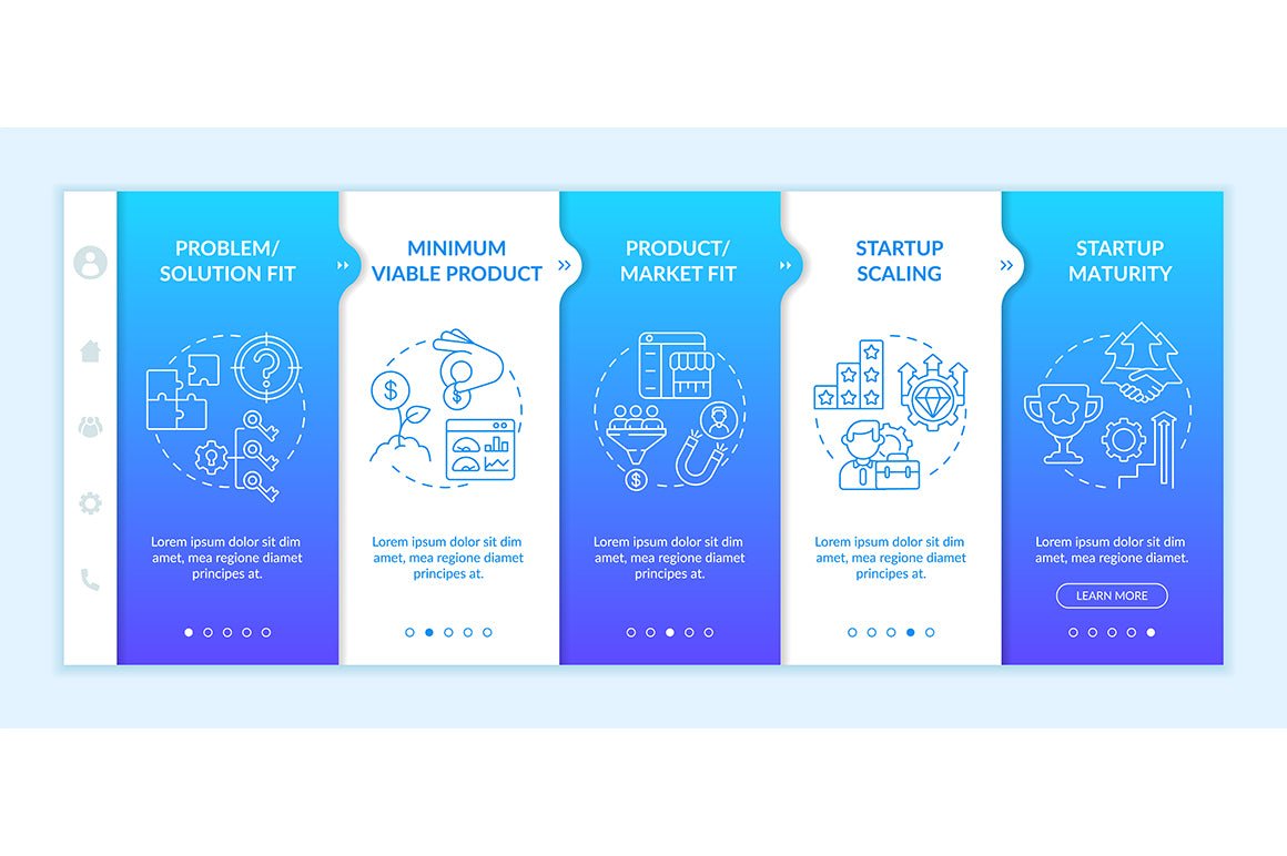 Startup Launch App Screens Bundle