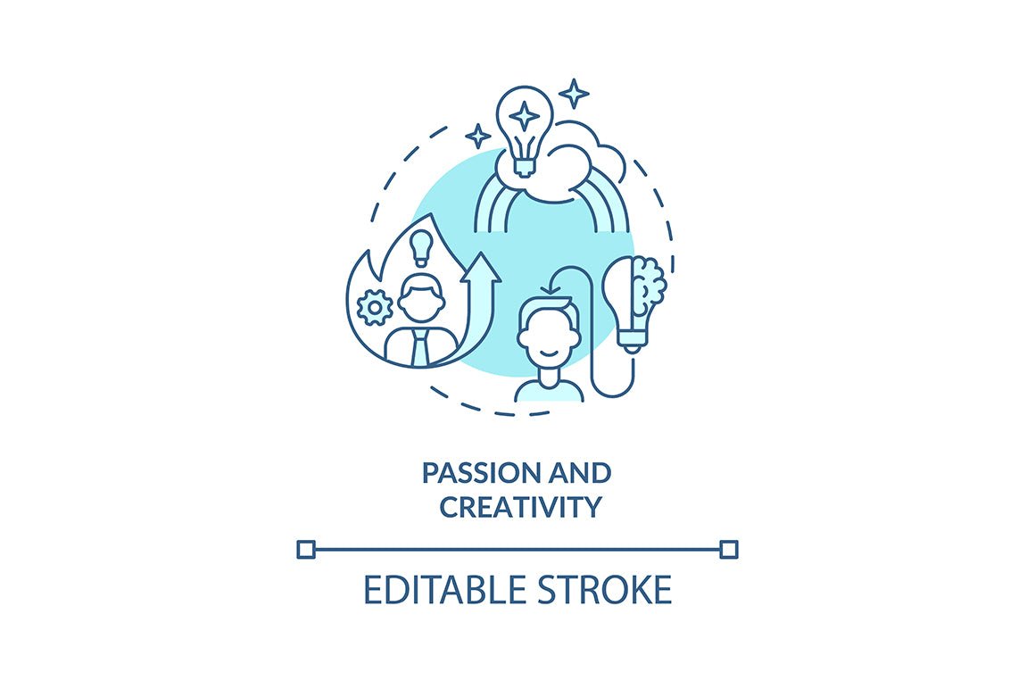 Startup launch blue concept icons set