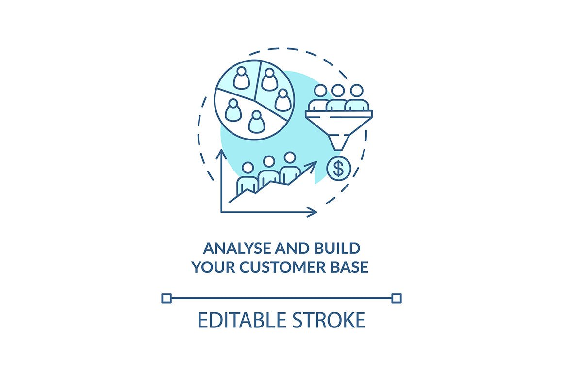 Startup launch blue concept icons set