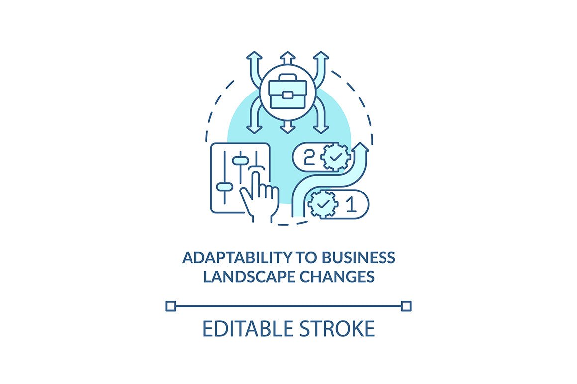 Startup launch blue concept icons set