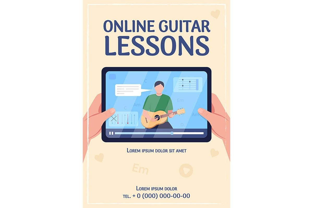 Streaming platforms poster flat vector templates