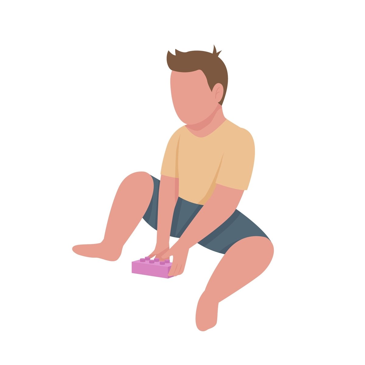 Summer activities vector character bundle