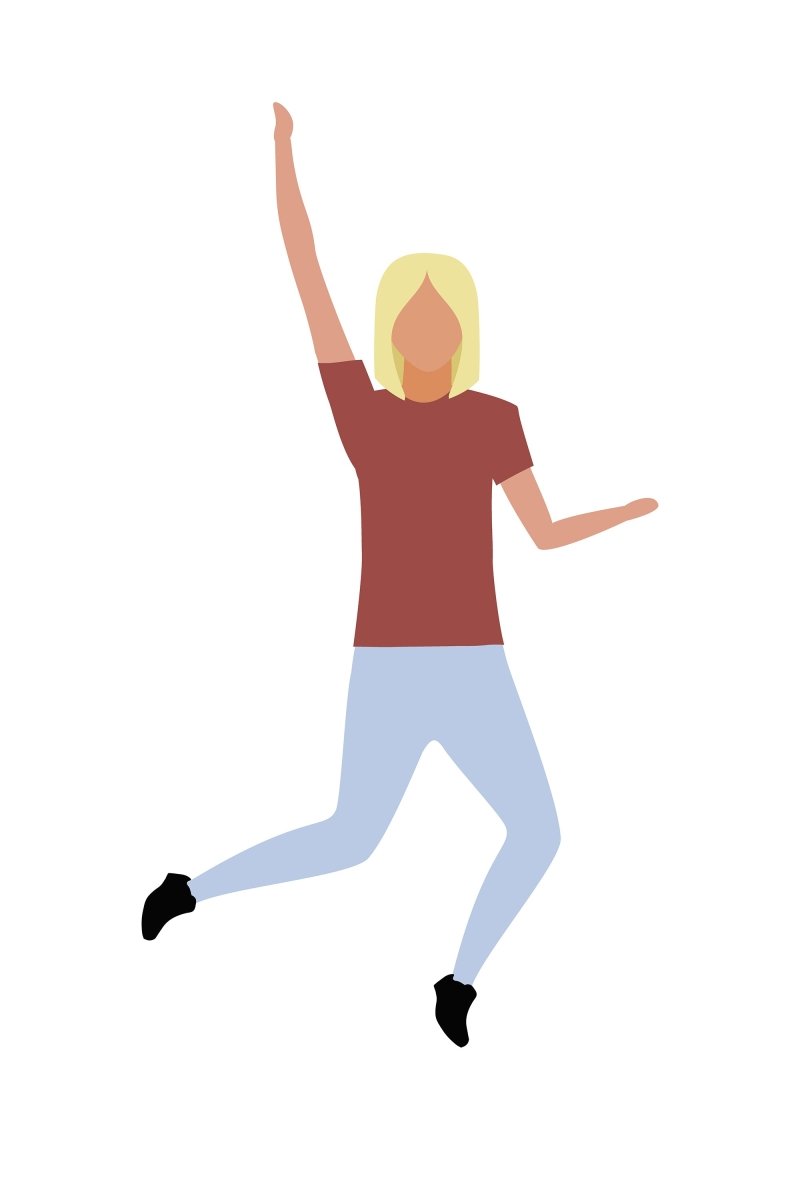 Summer music festival flat cartoon illustrations set