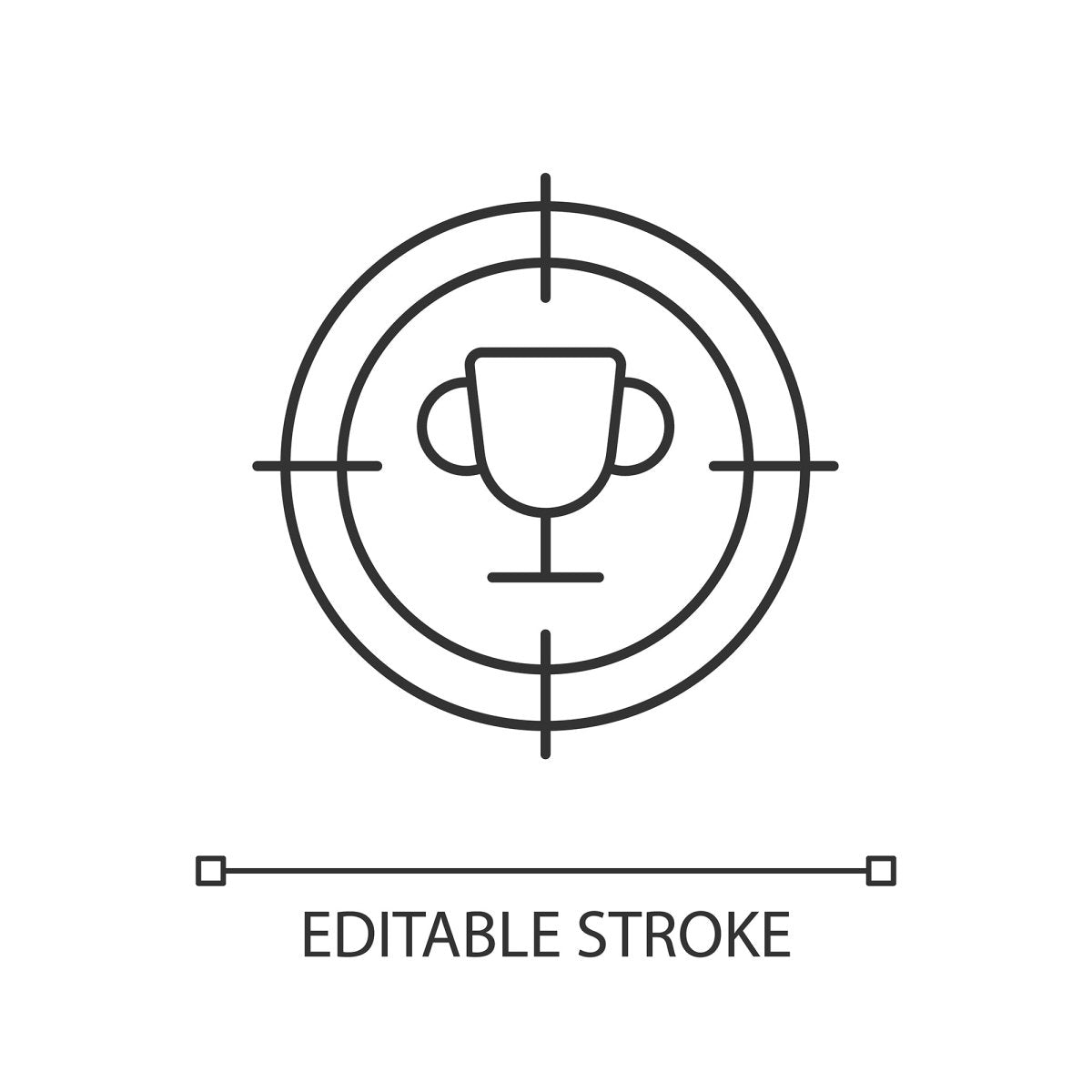 Supply chain management linear icons set