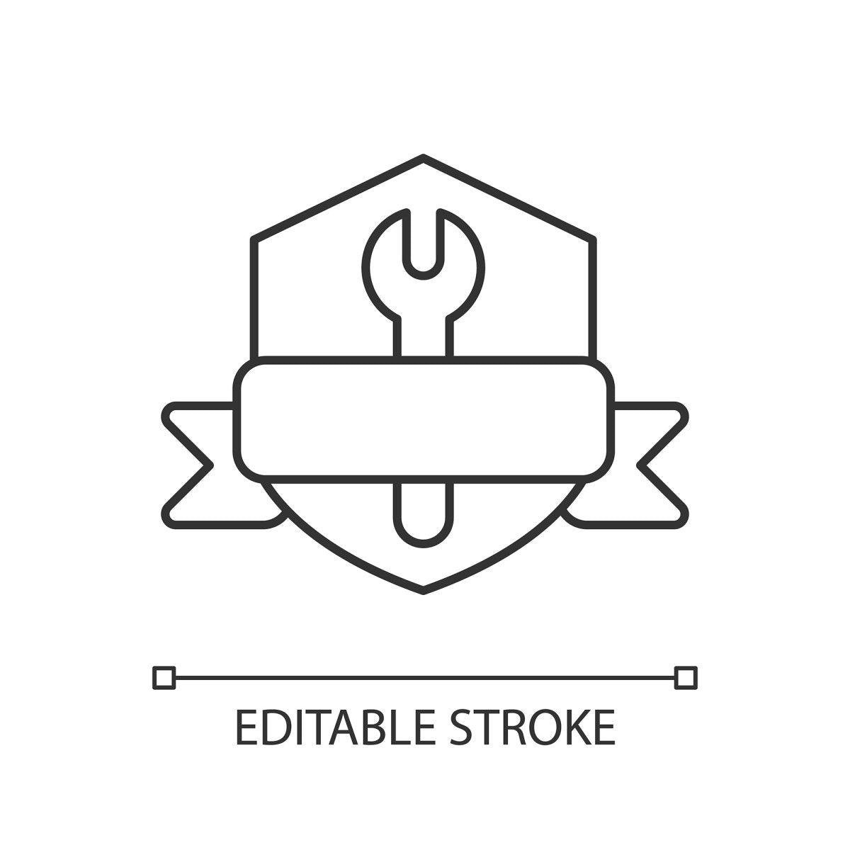 Supply chain management linear icons set