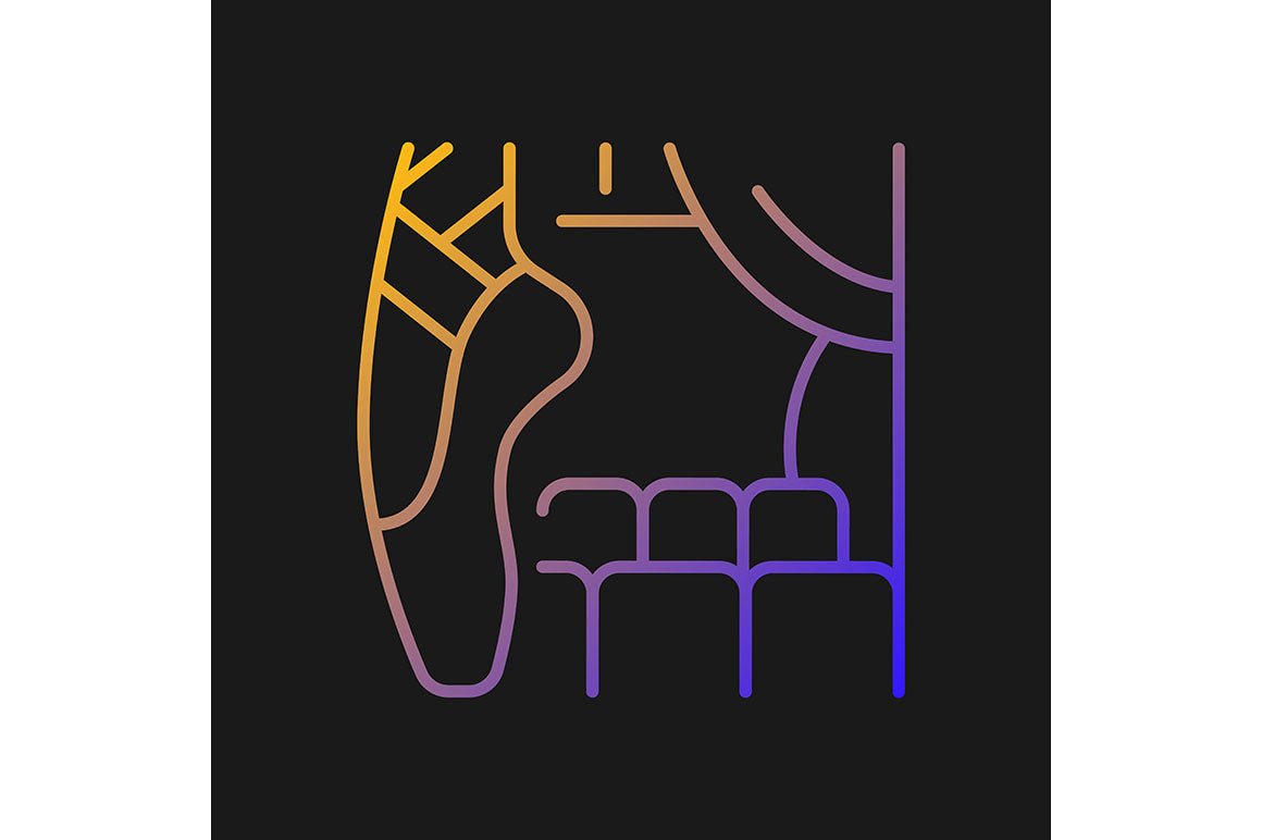Talents and aptitudes gradient icons set