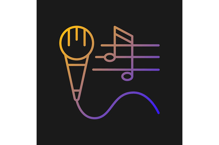 Talents and aptitudes gradient icons set