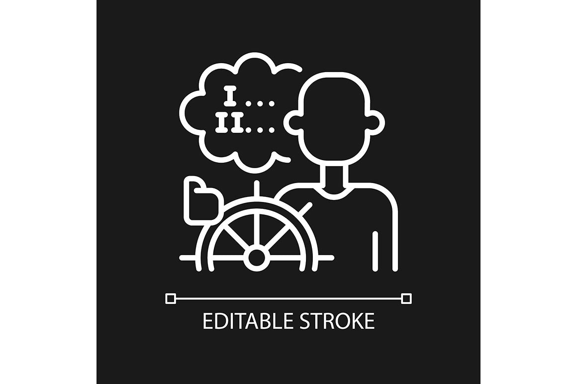 Talents and aptitudes linear icons set for dark and light mode
