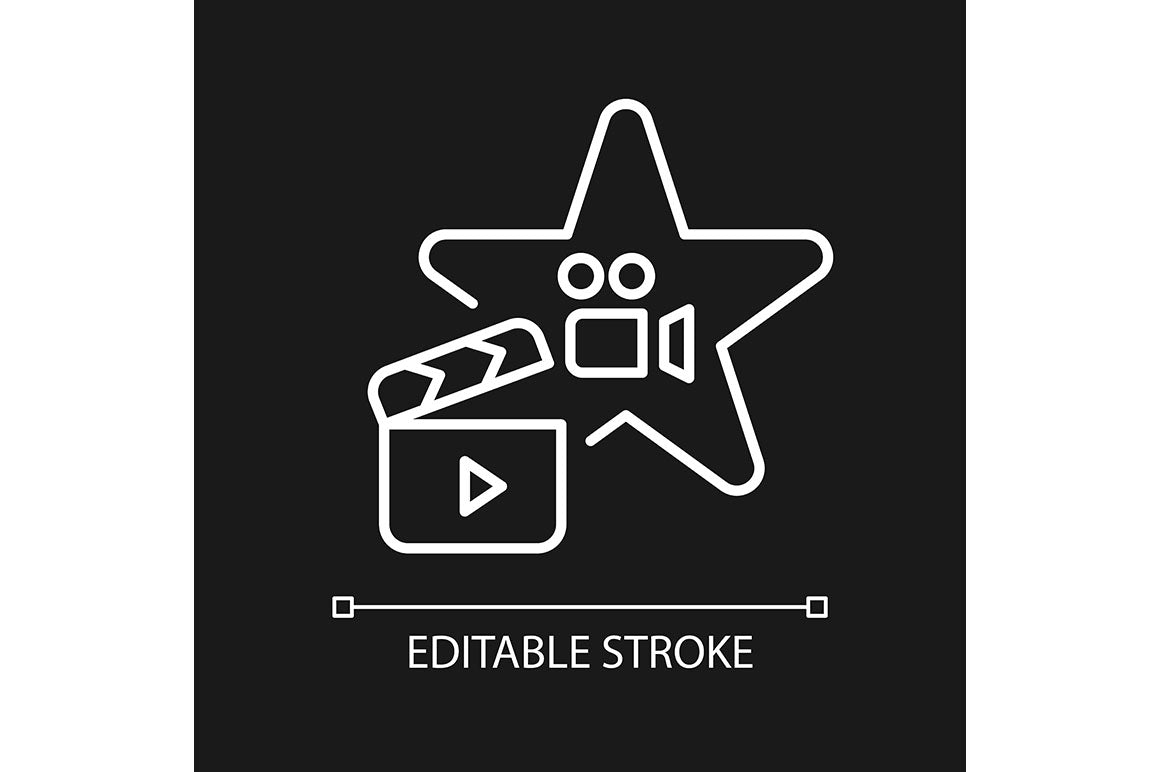 Talents and aptitudes linear icons set for dark and light mode